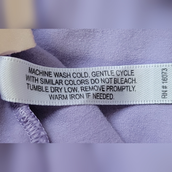 SALE 3 for $15 Size S Steve Lilac Purple Tank with Lace V Neck - Picture 5 of 5